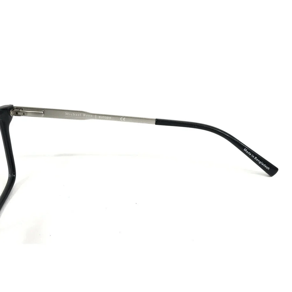 Michael Ryen Eyeglasses Frames MR-424 C3 Gray Black Silver Square 54-17-145